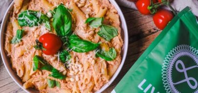 High protein pastasaus