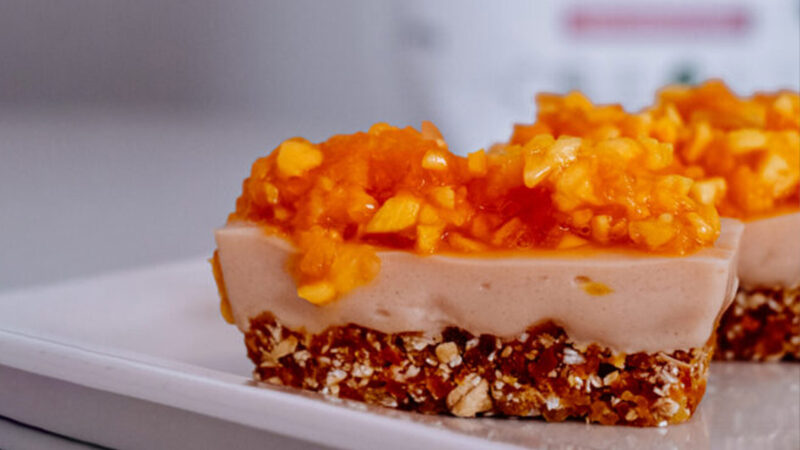 Eiwitrijke vegan Koningsdag taartjes