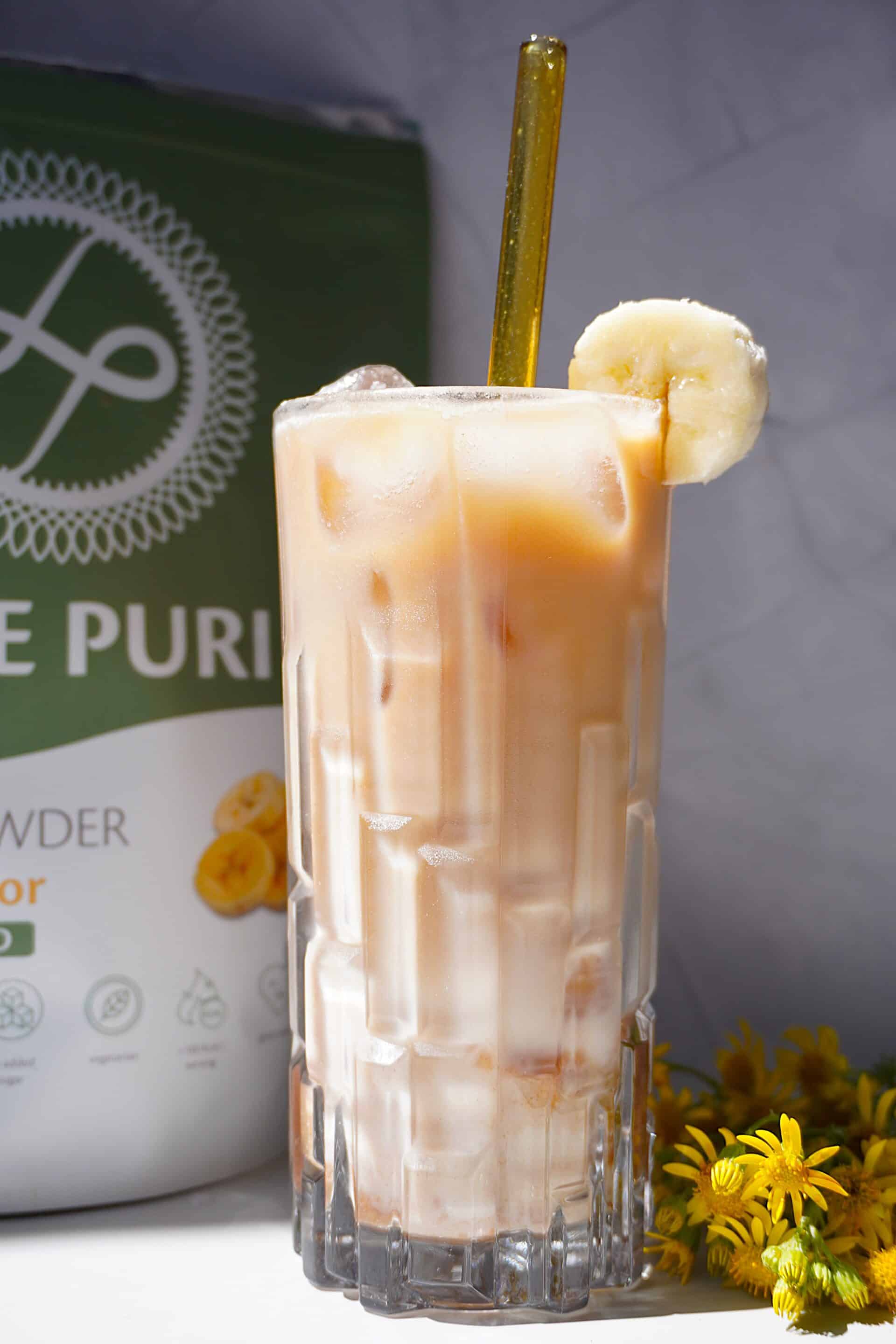 Eiwitrijke Banana Bread Latte