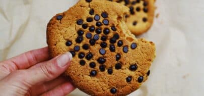 Eiwitrijke chocolate chip cookies