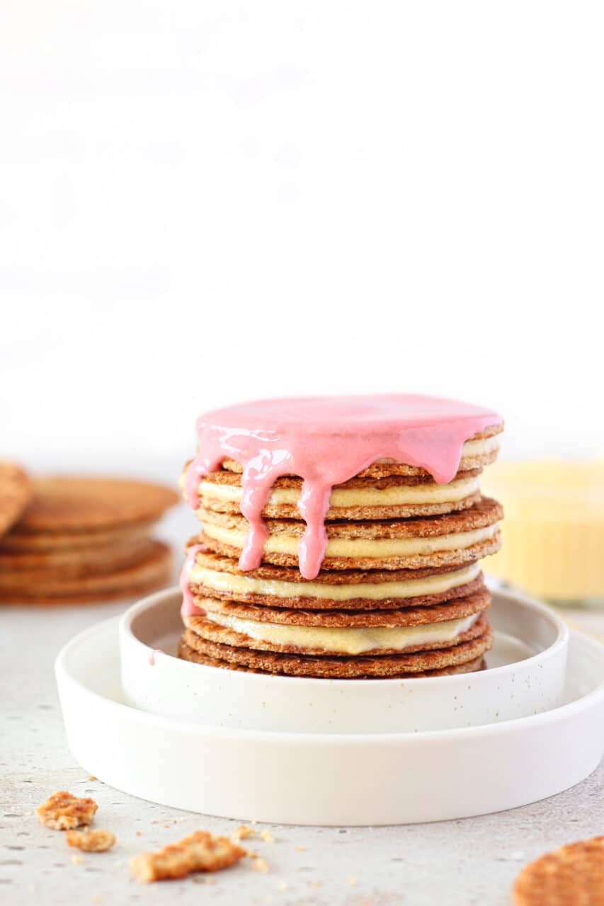 Koolhydraatarme tompouce stroopwafels