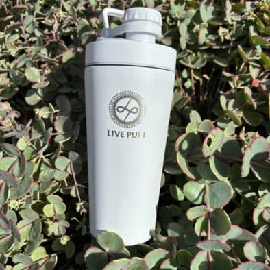 Live Puri RVS shaker 600ml dubbelwandig stainless steel