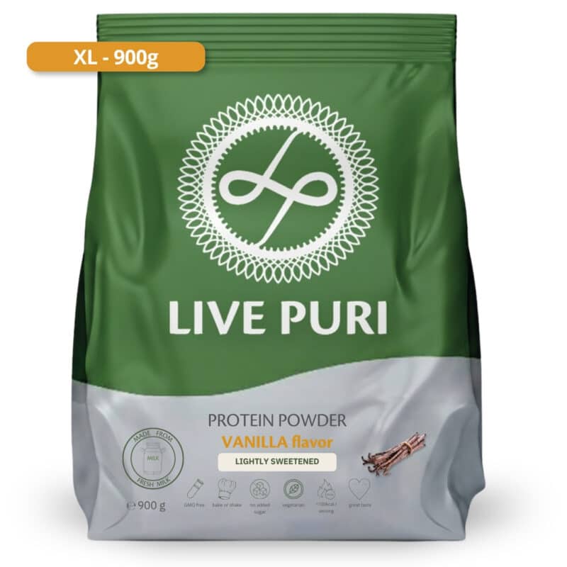 Live Puri eiwitpoeder Vanille Licht Gezoet XL