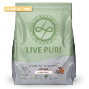 Live Puri eiwitpoeder vegan cacao natuurlijk gezoet