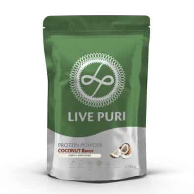 Live Puri kokos licht gezoet eiwitpoeder 250g