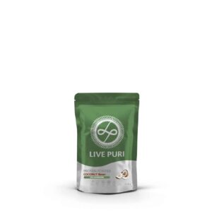 Live Puri kokos ongezoet eiwitpoeder 25g