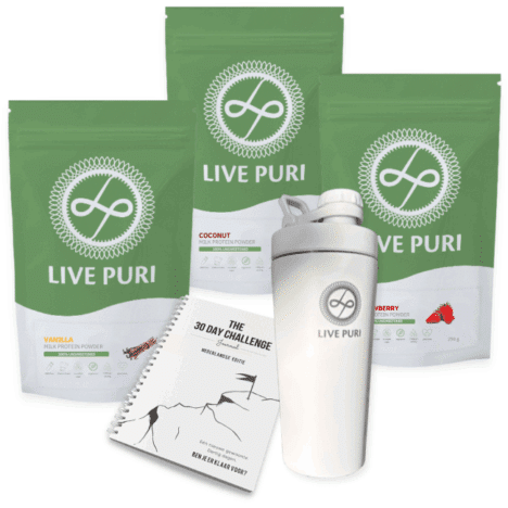 Live Puri Probierpaket inkl. Edelstahl-Shaker