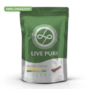 Live Puri vanille ongezoet eiwitpoeder 250g