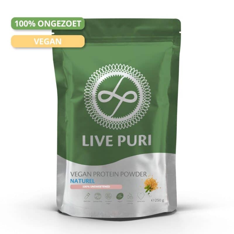Live Puri vegan naturel ongezoet eiwitpoeder 250g