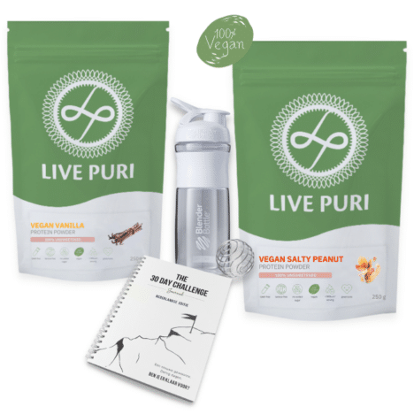 Live Puri vegan eiwitpoeder startpakket
