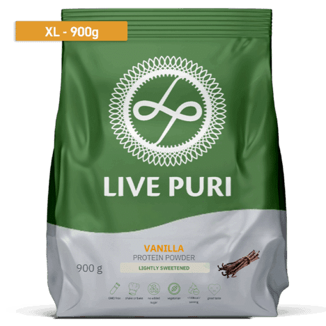 Vanille eiwitpoeder licht gezoet XL (900 gram)
