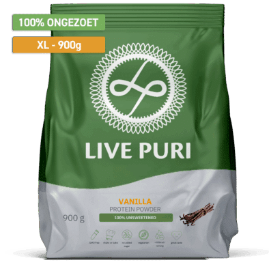 Vanille eiwitpoeder ongezoet XL (900 gram)
