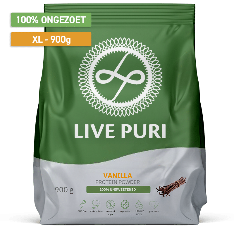 Live Puri naturel eiwitpoeder ongezoet 900g
