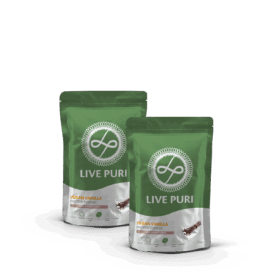 2x 25g vegan vanille eiwitpoeder - GRATIS verzending met code PROEFPURI