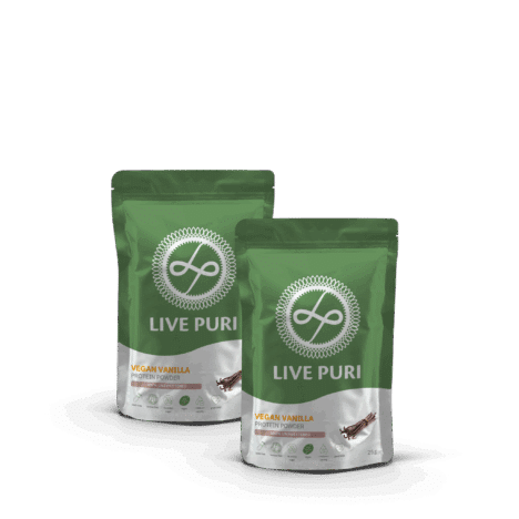 2x 25g vegan vanille eiwitpoeder - GRATIS verzending met code PROEFPURI