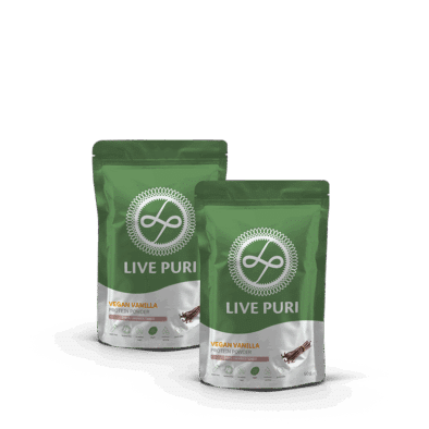 2x 25g vegan vanille eiwitpoeder - GRATIS verzending met code PROEFPURI