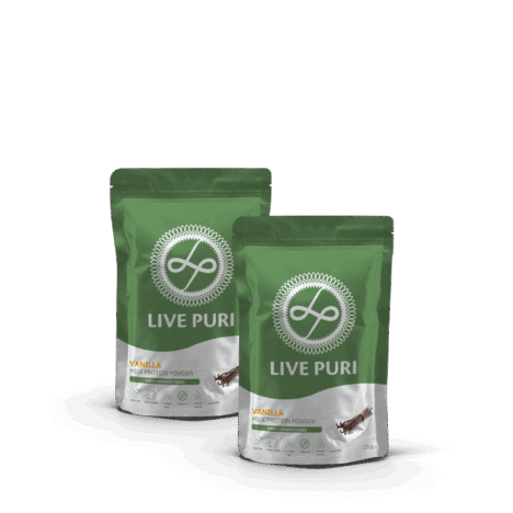 2x 25g de poudre de protéine non sucrée vanille - Livraison GRATUITE avec le code PROEFPURI