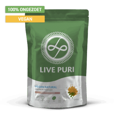 Vegan naturel eiwitpoeder Live Puri ongezoet