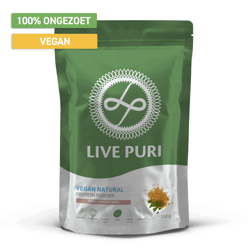 Vegan naturel eiwitpoeder Live Puri ongezoet