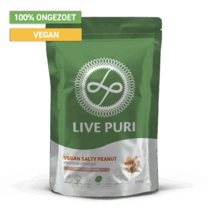 Live Puri vegan eiwitpoeder ongezoet pindakaas