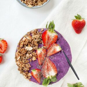 Vanille smoothie bowl