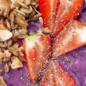 Vanille smoothie bowl