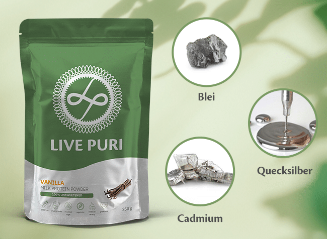 Enthalten die veganen Proteinpulver von Live Puri Metalle? In diesem Artikel erklären wir es!